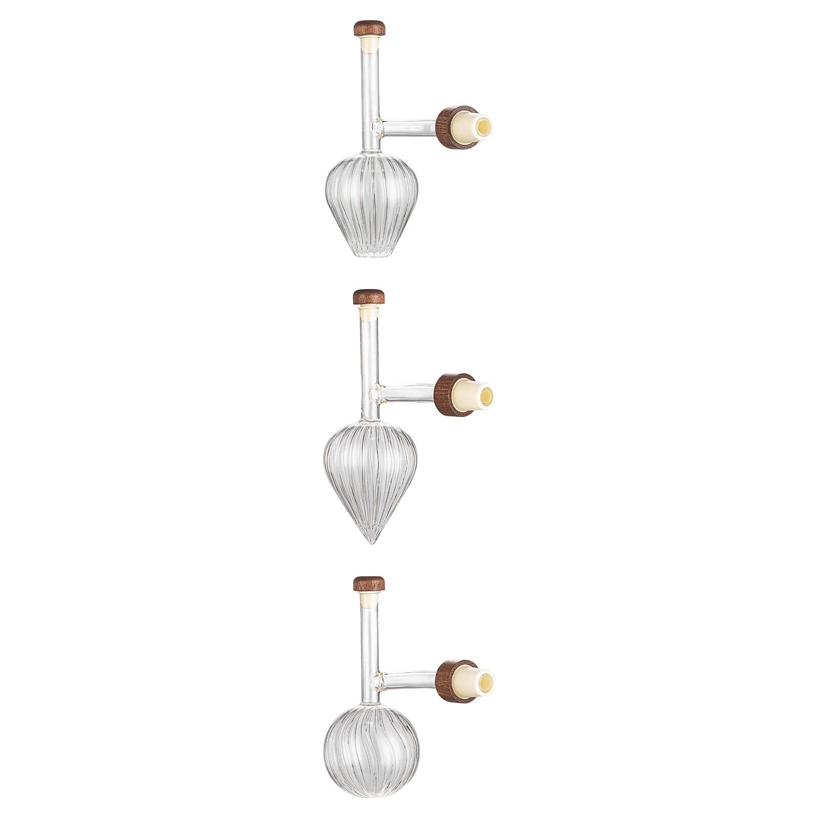 Decanter Aerator Set - Set Decanter Portatile in Vetro Trasparente,