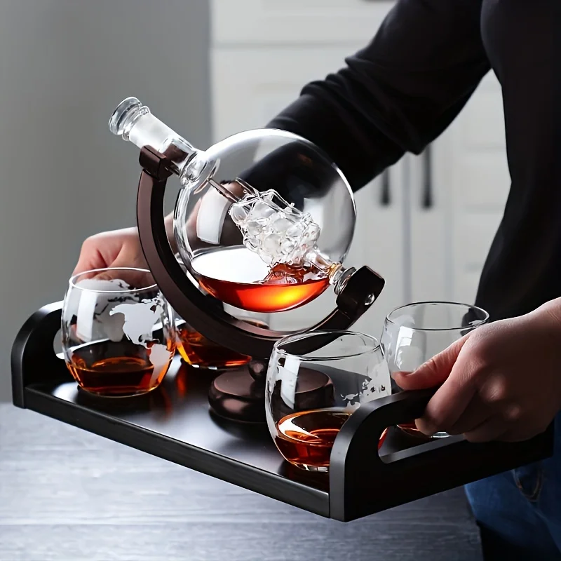 Decanter Aerator Set - Decanter per whisky a forma di