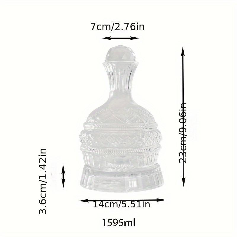 Decanter Aerator Set - Elegante set di caraffe in vetro
