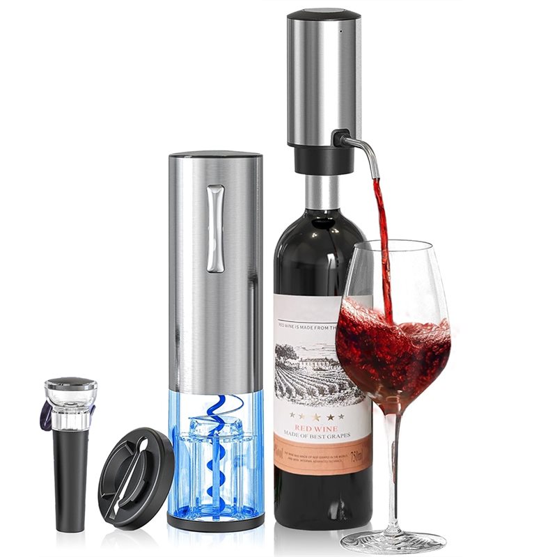 A84G-Apribottiglie Elettrico 4 - Decanter Aerator Set recensione e prezzo