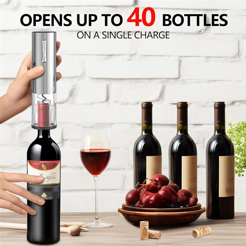 A84G-Apribottiglie Elettrico 4 - Decanter Aerator Set recensione e prezzo