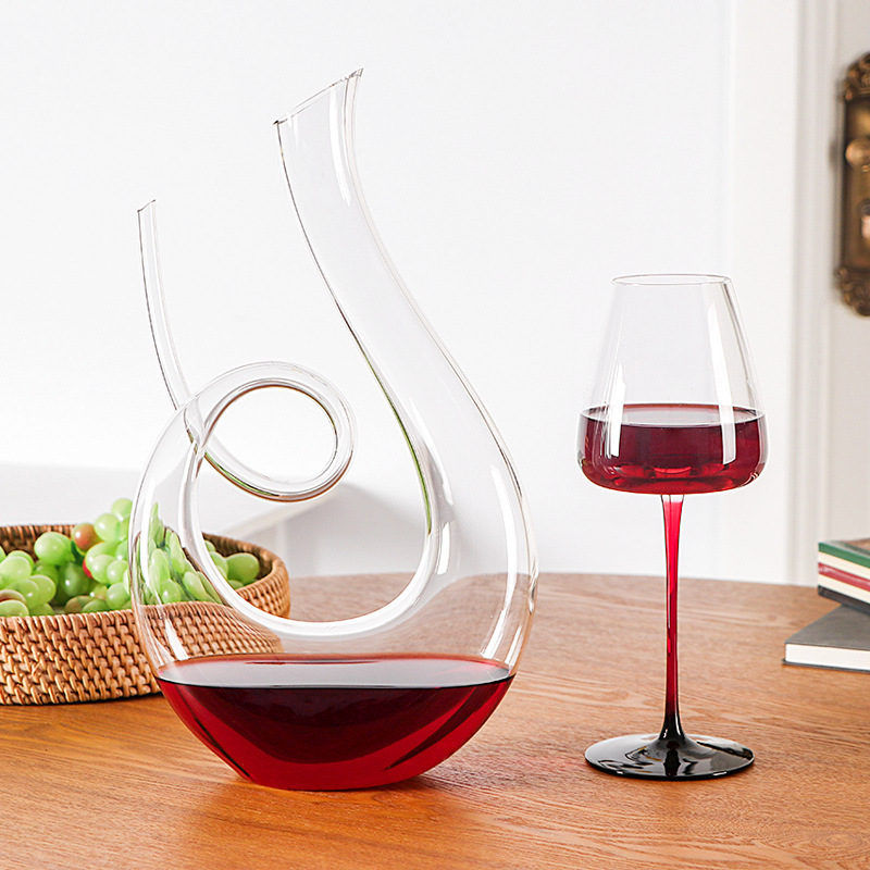 Decanter per vino rosso cigno  - Decanter Aerator Set recensione e prezzo