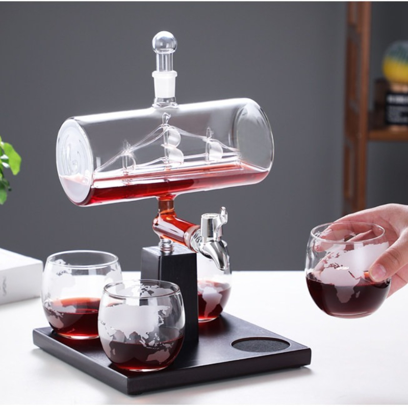 Decanter per vino in vetro tem - Decanter Aerator Set recensione e prezzo