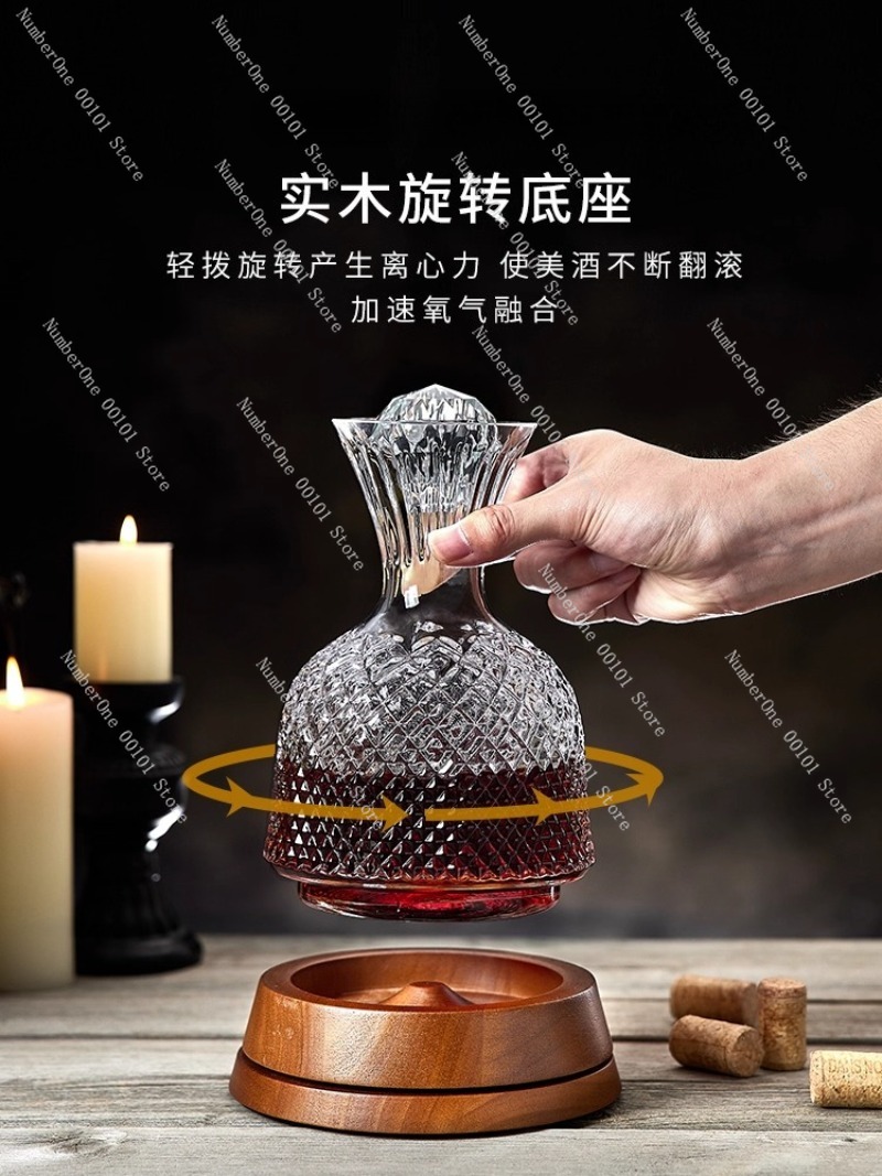 Decanter per vino rotante di l - Decanter Aerator Set recensione e prezzo