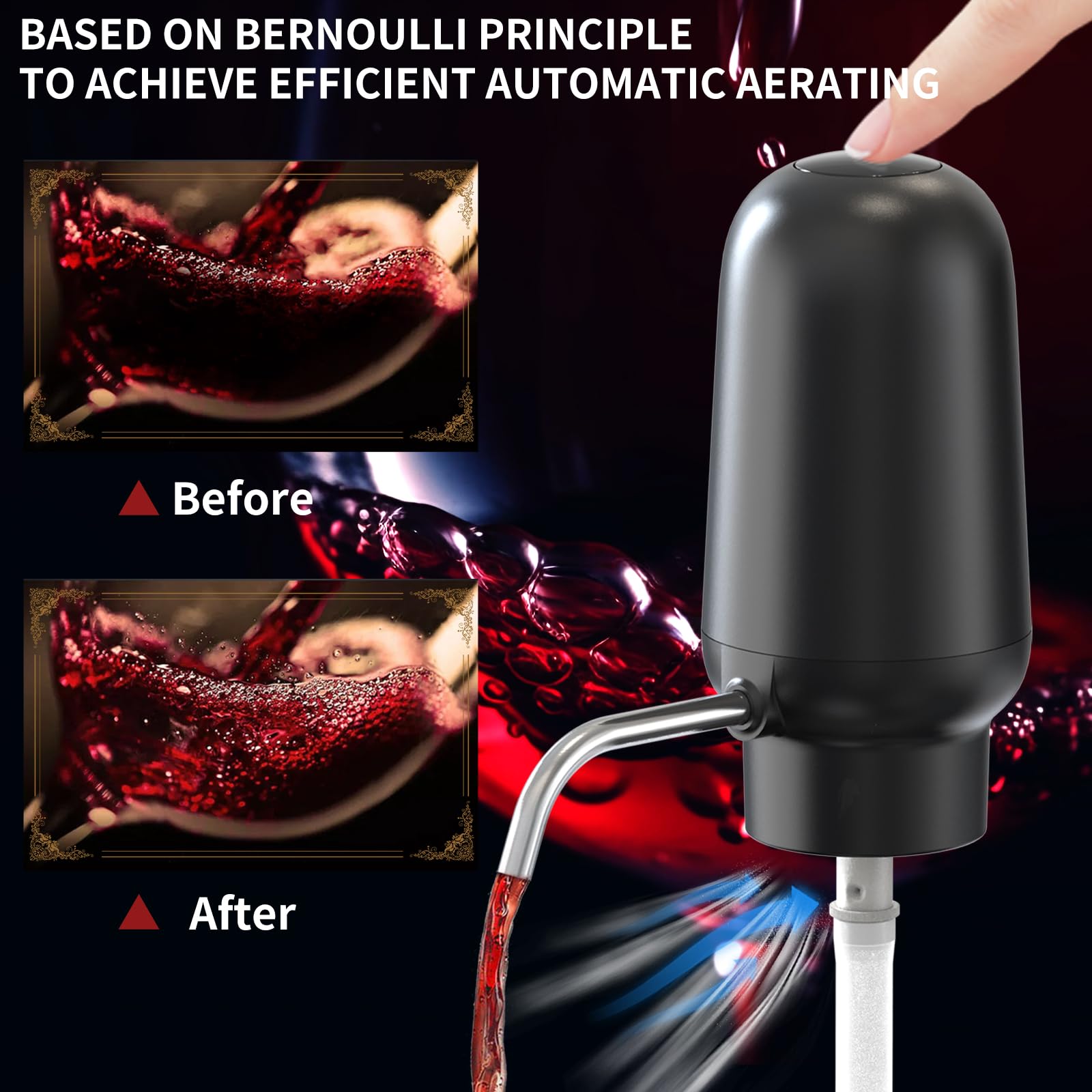 Aeratore per vino elettrico in - Decanter Aerator Set recensione e prezzo
