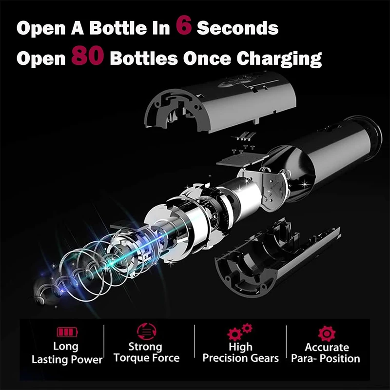Set apribottiglie elettrico 4  - Decanter Aerator Set recensione e prezzo
