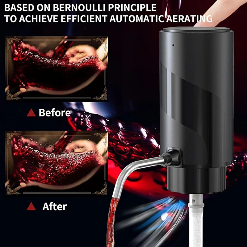 Set apribottiglie elettrico 4  - Decanter Aerator Set recensione e prezzo