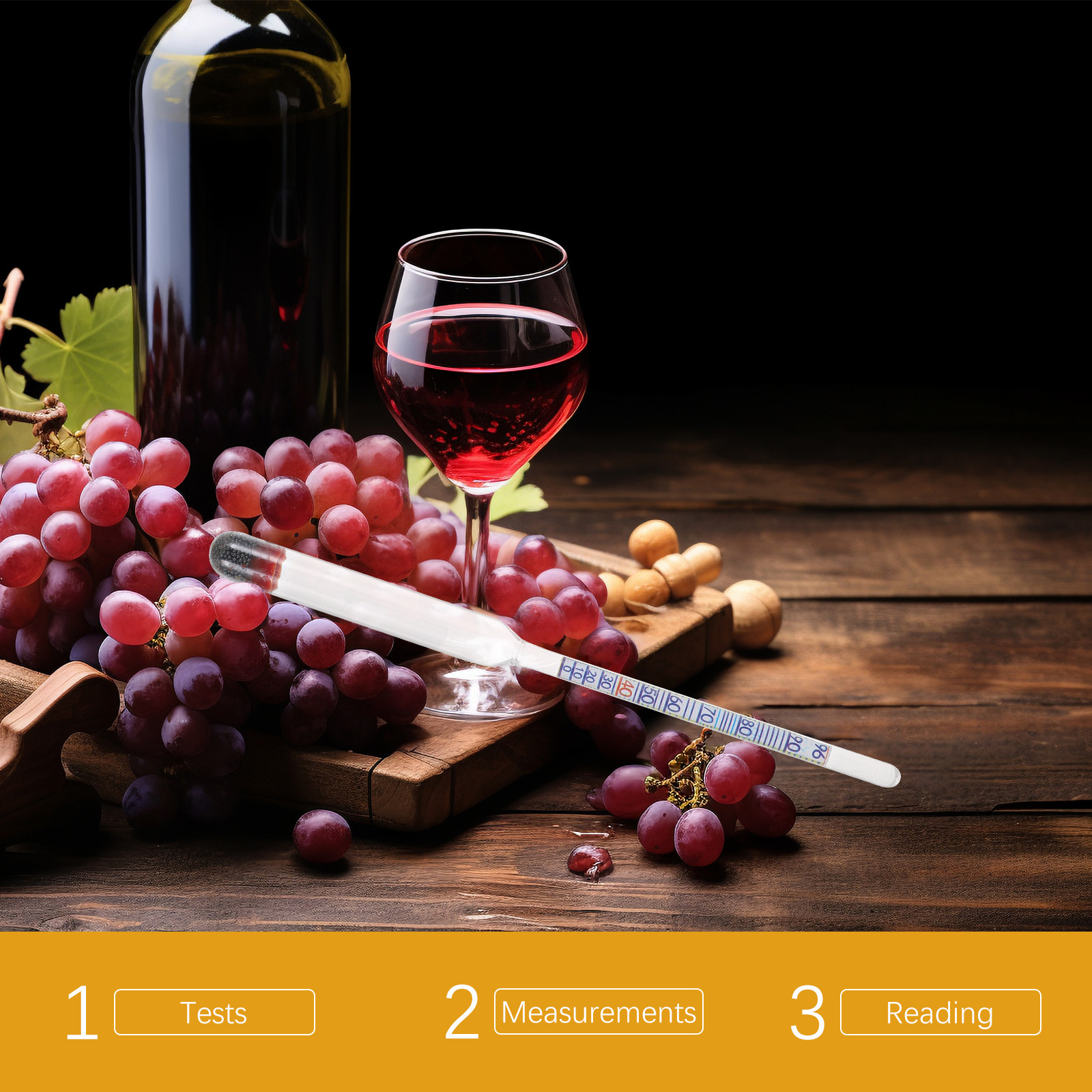 5 pezzi di idrometro professio - Wine Beer Alcohol Percentage recensione e prezzo